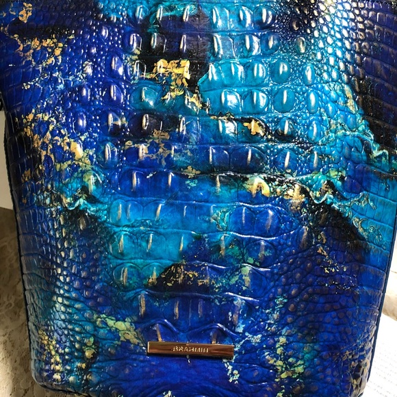 2 PCs. NWT BRAHMIN PHTHALO QUINN CROSSBODY & ADY WALLET - Picture 13 of 13